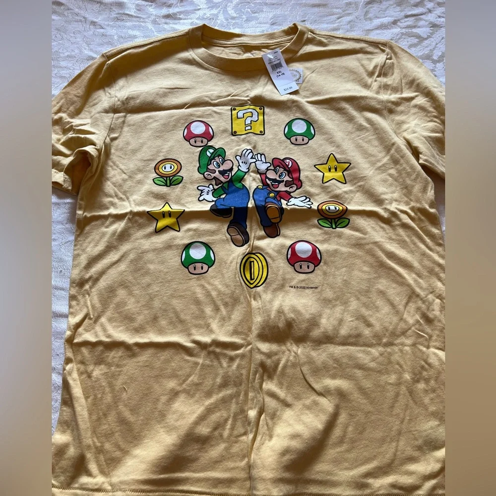 Gap Nintendo NEW NWT Nintendo Super Mario Cotton Tee youth boys